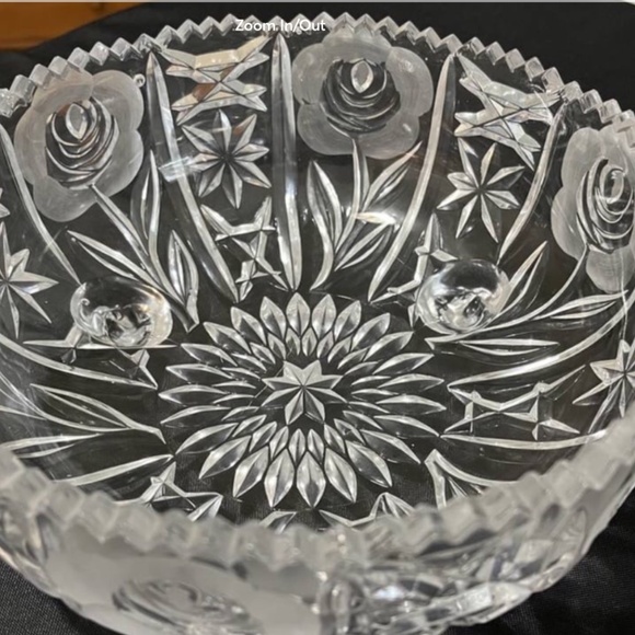RARE FIND!! Vintage~Beautiful American Brilliant Cut Crystal Bowl - Picture 6 of 6